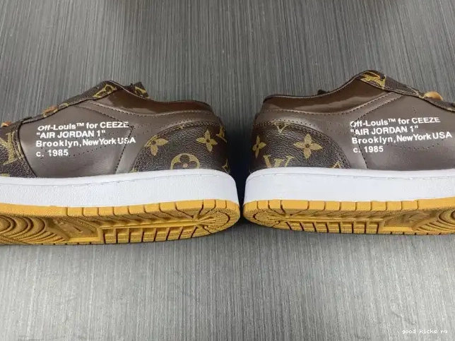 Cheap LOW OW AJ1 Air x Off-Louis 1 Jordan 0412